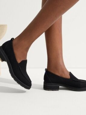 Rothy's the Lug Loafer In Onyx Black - Size 10